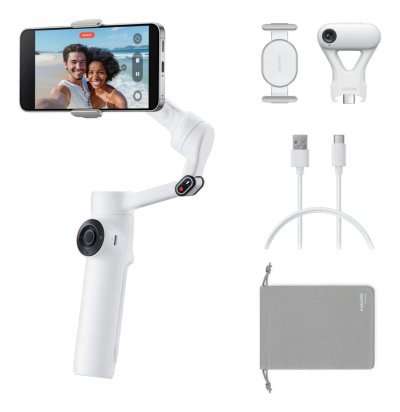 INSTA360 Stabilisateur   Flow 2 AI Tracker Bundle Blanc