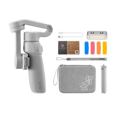 ZHIYUN Stabilisateur  Smooth Q4 Combo pour smartphone Gris