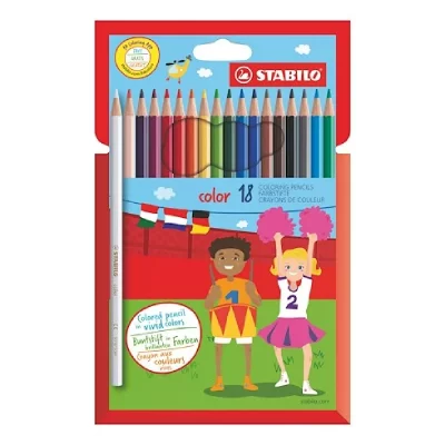 STABILO  18 crayons de couleur  Color