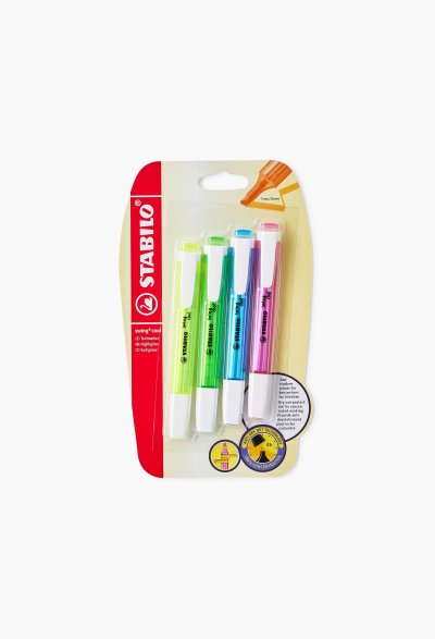 STABILO  4 Surligneurs Swing cool Fluo