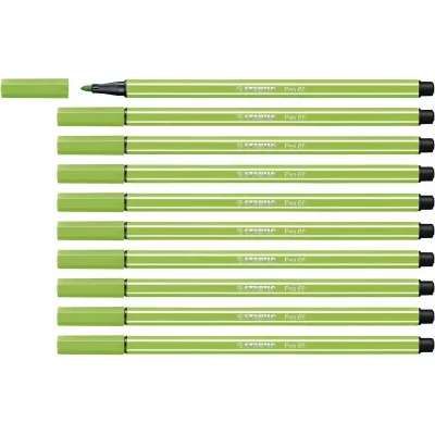 STABILO  Aquacolor Lot de 10 Feutre Vert clair