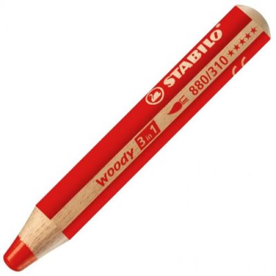 STABILO  Crayon Aux Talents Multiples Woody 3 In 1, Rond,