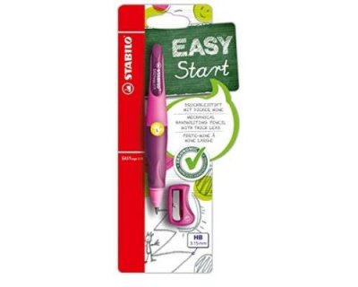 GENERIQUE STABILO EASYergo 3.15 - Porte-mine ergonomique rose + taille-crayon - Gaucher