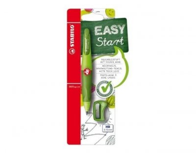 GENERIQUE STABILO EASYergo 3.15 - Porte-mine ergonomique vert + taille-crayon - Droitier