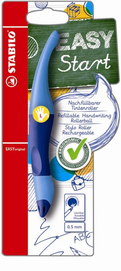 STABILO  Easyoriginal Stylo &agrave; bille pour gaucher avec recharge bleue