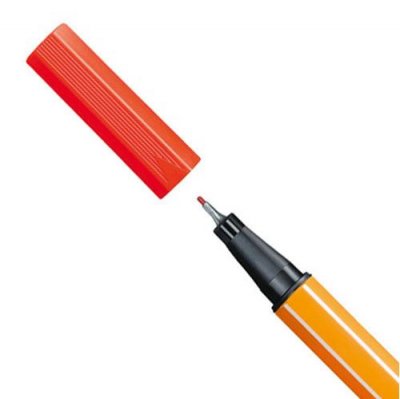  Stabilo Feutre &Agrave; Pointe Fine Point 88, Trac&eacute;: 0,4 Mm Rouge Clair