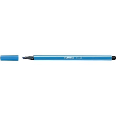 STABILO  Feutre de Dessin PEN 68 PointeMoyenne 1 mm Bleu fonc&eacute;