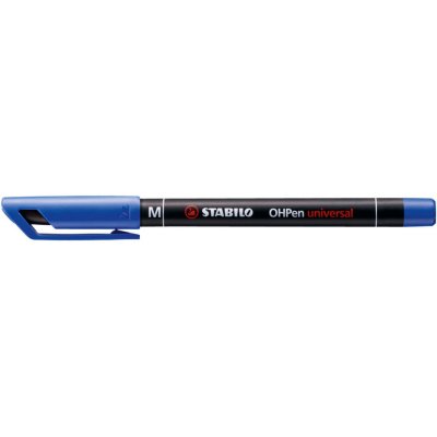 STABILO  Feutre Ohpen Universal Films Transparents, Permanent,Bleu