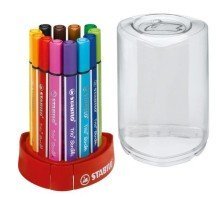 STABILO  Feutre Trio Scribbi, Set De Table De 12, Assorties