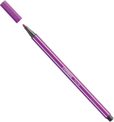 GENERIQUE STABILO Lot de 3 Feutres de Dessin PEN 68 Pointe Moyenne 1 mm Lilas