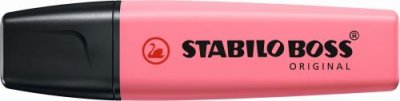 STABILO  Lot de 3 Surligneurs BOSS ORIGINAL Pastel p&eacute;tale de rose