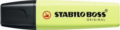 STABILO  Lot de 3 Surligneurs BOSS ORIGINAL Pastel zeste de citron vert
