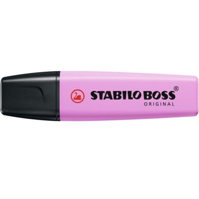 STABILO  Pastel surligneur pointe biseaut&eacute;e - Mauve givr&eacute; - Lot de 12