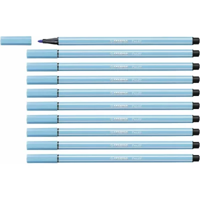 STABILO  Pen 68 - Feutre - Azur - Encre &Agrave; L'eau - 1 Mm - Moyen - Non