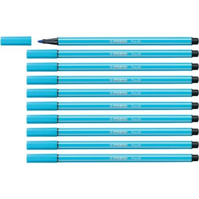 STABILO  Pen 68&nbsp;&ndash;&nbsp;feutre bleue, encre &agrave; l&rsquo;eau
