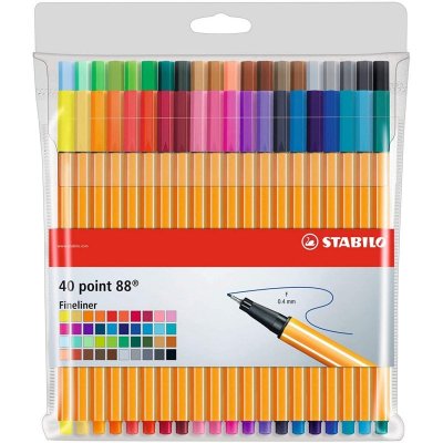 STABILO  Point 88 - Pochette de 40 feutres -  - couleur variant