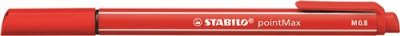 STABILO  pointMax - Stylo feutre - 1 stylo-feutre pointe moyenne -rouge