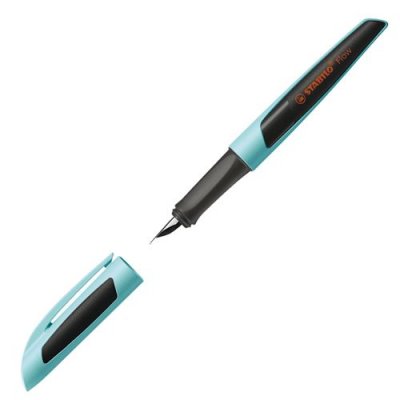 STABILO   Stylo &Agrave; Plume Flow Sporty M, Noir/Bleu Noir