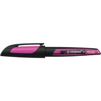 STABILO  Stylo plume EASYbuddy M, droitiers, noir/bleu - Lot de 2
