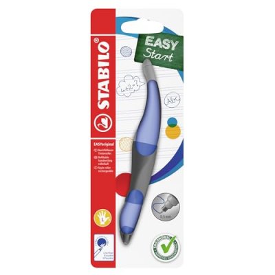 STABILO  Stylo roller EASYoriginal, gauchers, nuage de bleu - Lot de 3