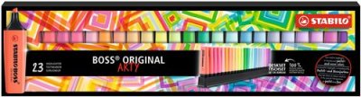 STABILO  Surligneur BOSS ORIGINAL, set de bureau de 23 ARTY