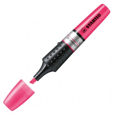 STABILO  Surligneur LUMINATOR Niveau Visible Pte Biseaut&eacute;e Rose