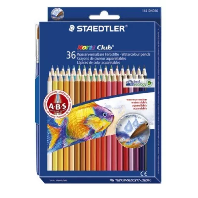 STAEDTLER  36 Crayons Aquarellables + Pinceau
