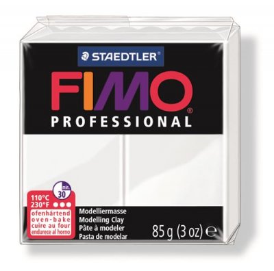 DTM Staedtler Bo&icirc;te de 4 pi&egrave;ces Fimo Professionnel 85G Blanc, 4 pi&egrave;ces