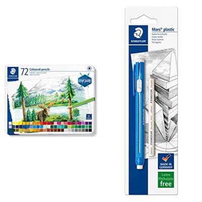 STAEDTLER  Crayon couleur Design Journey, &eacute;tui m&eacute;tal de 72 ()