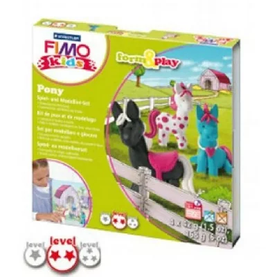 FIMO Staedtler  kids 8034 08 Coffret ""Poneys