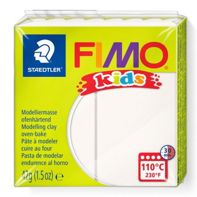 STAEDTLER  - Fimo kids - Pain P&acirc;te &agrave;&nbsp; Modeler 42 g Blanc