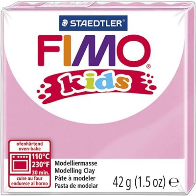 STAEDTLER  Fimo Kids p&acirc;te &agrave; modeler 42 grammes rose clair