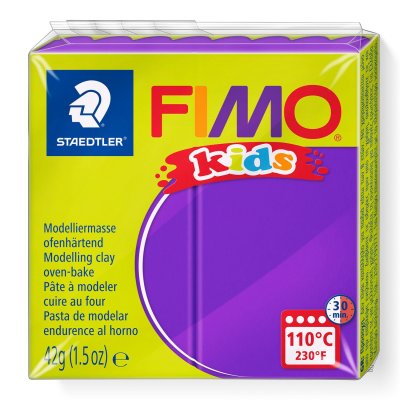 STAEDTLER  Fimo Kids p&acirc;te &agrave; modeler pour enfants 42 grammes violet