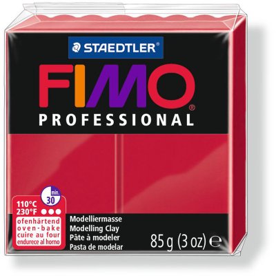 FIMO Staedtler -  Professional - Pain P&acirc;te &agrave;&nbsp; Modeler 85 g Carmin