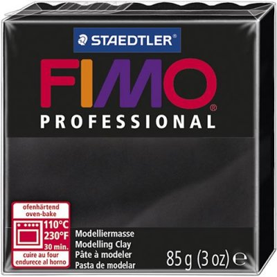 STAEDTLER  - Fimo Professional - Pain P&acirc;te &agrave;&nbsp; Modeler 85 g Noir