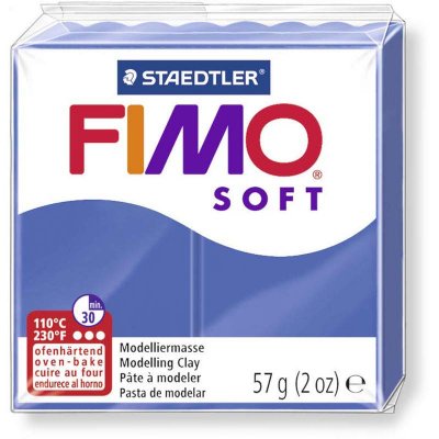 DTM LOISIRS CREATIFS Staedtler - Fimo Soft - Pain Pte &agrave;&nbsp; Modeler 57 g Bleu Brillant