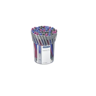 STAEDTLER  Graphite 777 - Crayon R&eacute;tractable - B - 0.5 Mm - R&eacute;tractable - Avec Gomme - Pack De 50