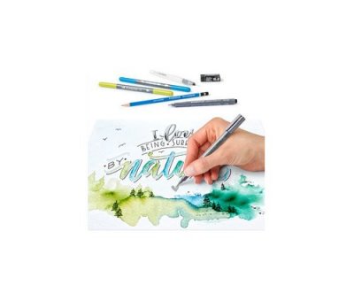 STAEDTLER  Kit aquarelle & de calligraphie Watercolor
