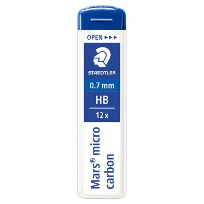 STAEDTLER  Lot de 3 Etuis de 12 mines""Mars micro carbon"" 0,7 mm HB