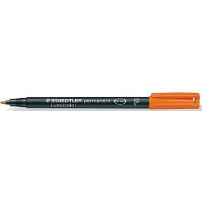 STAEDTLER  - LumoColor 318 - Feutre Permanent Pointe Fine 0,6 mm Orange