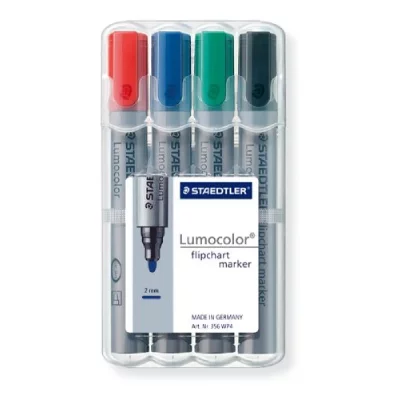 STAEDTLER  Marqueur Lumocolor Flipchart 4 Pi&egrave;ces 1 Unit&eacute;(S)