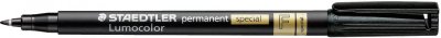 STAEDTLER  Marqueur permanent 319F Lumocolor sp&eacute;cial, noir