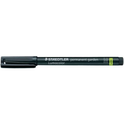 STAEDTLER  Marqueur pour le jardin Lumocolor garden, noir - Lot de 7