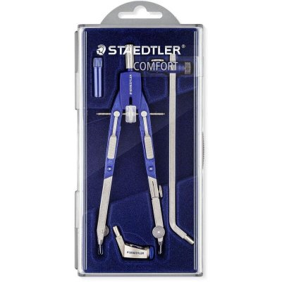 STAEDTLER  - Mars Comfort compas &agrave; r&eacute;glage rapide 552 02 + Rallonge
