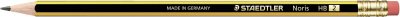 STAEDTLER  Noris - matita da disegno (HB, Black, Yellow, Germany, PEFC)