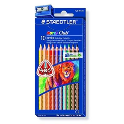 GENERIQUE Staedtler staedtler crayon de couleur noris jumbo, &eacute;tui de 10 noir