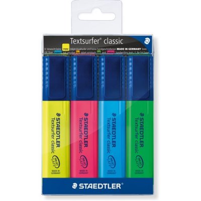 STAEDTLER  Surligneur 'Textsurfer Classic', &eacute;tui de 4