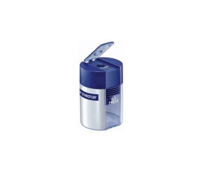 STAEDTLER  Taille-crayon avec r&eacute;servoir, rond, argent&eacute;