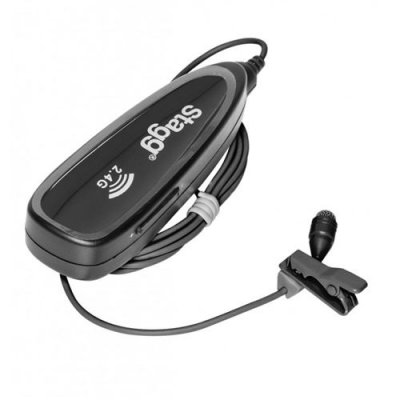STAGG  SUW 12L - Pack microphone lavalier sans fil (avec &eacute;metteur et r&eacute;cepteur) 