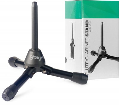 STAGG  WISA45 Stand Clarinette et Fl&ucirc;te Traversi&egrave;re Pliable